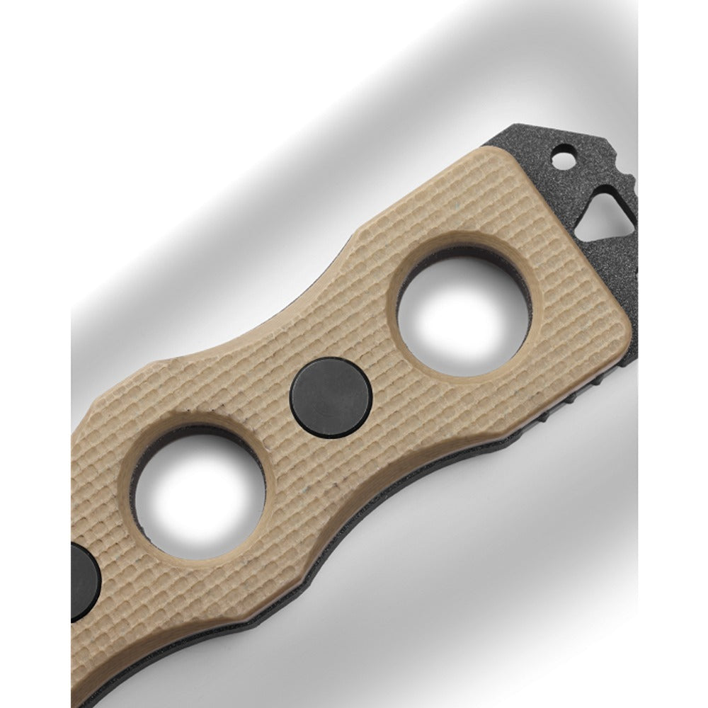 Benchmade Patch Benchmade 185BK-1 Thompson SOCP Fixed Blade Tan – Morale Patches Australia