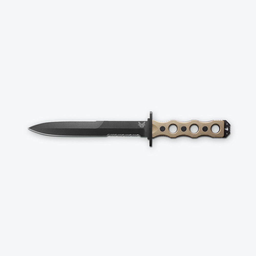 Built for the battlefield, ready for anything. The 185 SOCP®️ Fixed Blade is a versatile next-gen defense tool for infantry and special operations personnel. Designed in conjunction with Greg Thompson based on feedback from the SOCP®️ community, the 185 features an exceptionally tough and resilient CPM-3V blade, resulting in a thin, lightweight knife capable of extreme use without fear of failure, making it an effective battle buddy in any scenario. www.moralepatches.com.au