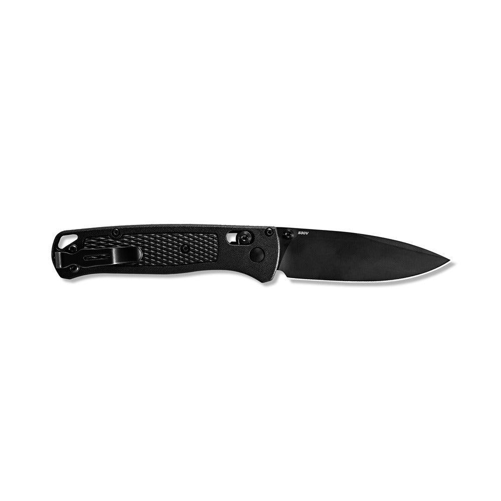 Blacked out from tip to tail, this Bugout® is a favorite amongst customers of all lifestyles. Re-engineered with Benchmade’s CF-Elite™ handle technology, the 535BK-2 weighs in slightly lighter than its predecessors, yet boasts greater rigidity under pressure. Just when you thought the Bugout® couldn’t get any lighter…​ www.moralepatches.com.au