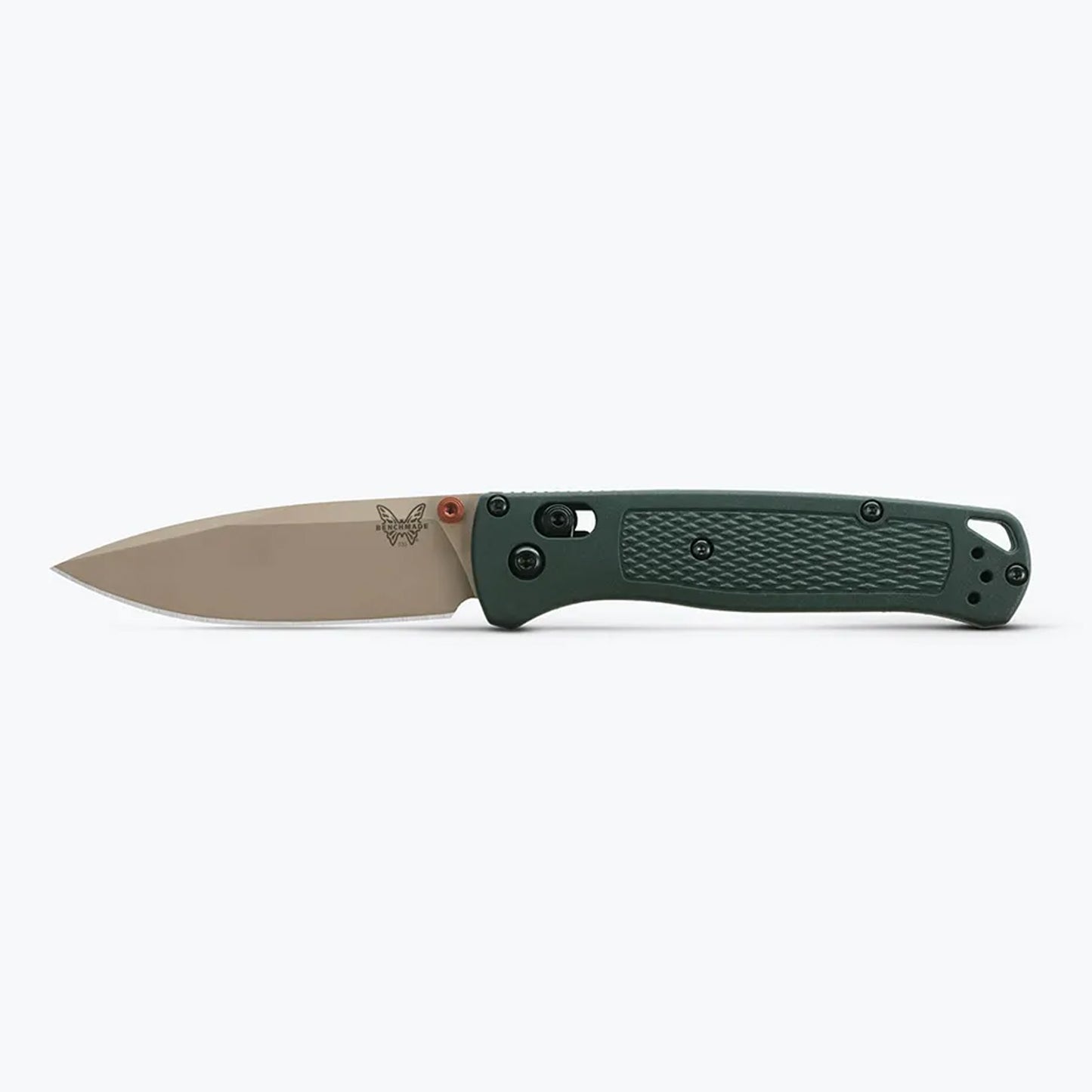 Limited release for&nbsp;2026 Season 1 - The Bugout&nbsp;gets a seasonal refresh with a Taiga Green Grivory®&nbsp;handle and McMillan Tan Cerakote blade. Paired with Burnt Copper accents, this limited variant is built for adventure while keeping weight to a minimum. Tip-down black oxide mini deep carry clip. Made in U.S.A. www.moralepatches.com.au