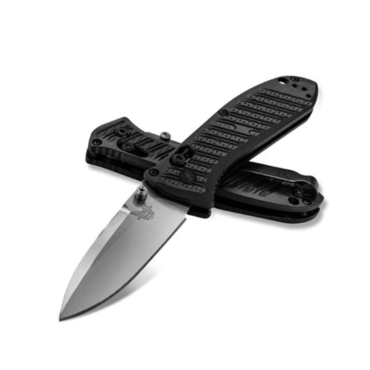 The combat legend that simply won’t quit. With years of experience and redesign, the&nbsp;Mini Presidio II&nbsp;features Benchmade’s CF-Elite™ handle material. Light enough to cut overall weight without compromising durability, the 575-1 Mini Presidio II is the perfect option for those looking for a smaller workhorse folder that doesn’t weigh their kit down. www.moralepatches.com.au