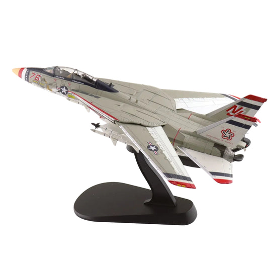 Own a stunning piece of US Navy history with the 1/72 F-14A Tomcat "Bicentennial Scheme," Bureau Number 159616, as flown by VF-124 in 1976. This meticulously crafted diecast model showcases the iconic F-14 adorned with a vibrant red, white, and blue livery commemorating America's 200th birthday. www.moralepatches.com.au