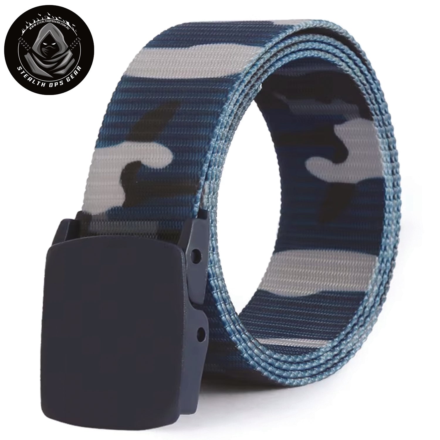 Nothing worse than having to take your belt off at the airport, this belt is the solution as it has no metal in it's design and is very solid and sturdy.&nbsp; This is also a good belt for out in the field as it sits really tight when done up unlike other non clipped belts that can lengthen when worn over time. www.moralepatches.com.au