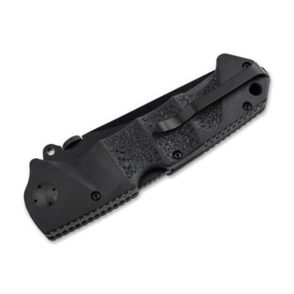 Even the first glance at the Boker Plus RBB reveals that this is a professional tactical knife. After the internationally renowned close combat expert Jim Wagner, had already trained police special operations commandos in Germany several times, Boker developed a tactical pocket knife together with him for use by police, military and security forces. The result is the Jim Wagner Reality-Based Blade. www.moralepatches.com.au