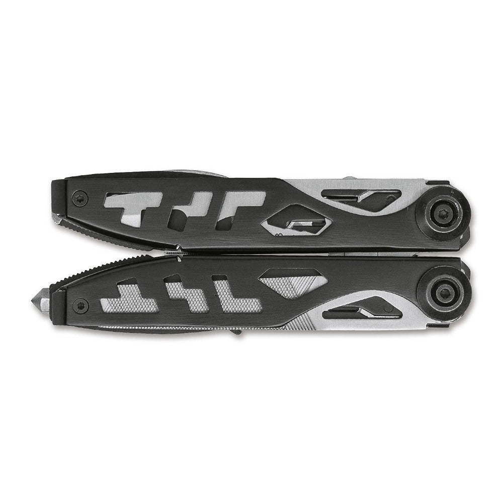 The pliers of the Boker Plus Specialist II offers a reinforced wire cutter and make it a true allrounder. They have the flat gripping surface of long nosed pliers and a so-called burner hole for gripping external hex screws, cap nuts and pipes. www.moralepatches.com.au