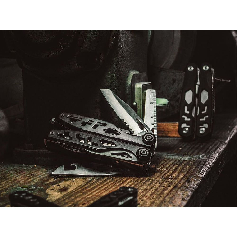 The pliers of the Boker Plus Specialist II offers a reinforced wire cutter and make it a true allrounder. They have the flat gripping surface of long nosed pliers and a so-called burner hole for gripping external hex screws, cap nuts and pipes. www.moralepatches.com.au