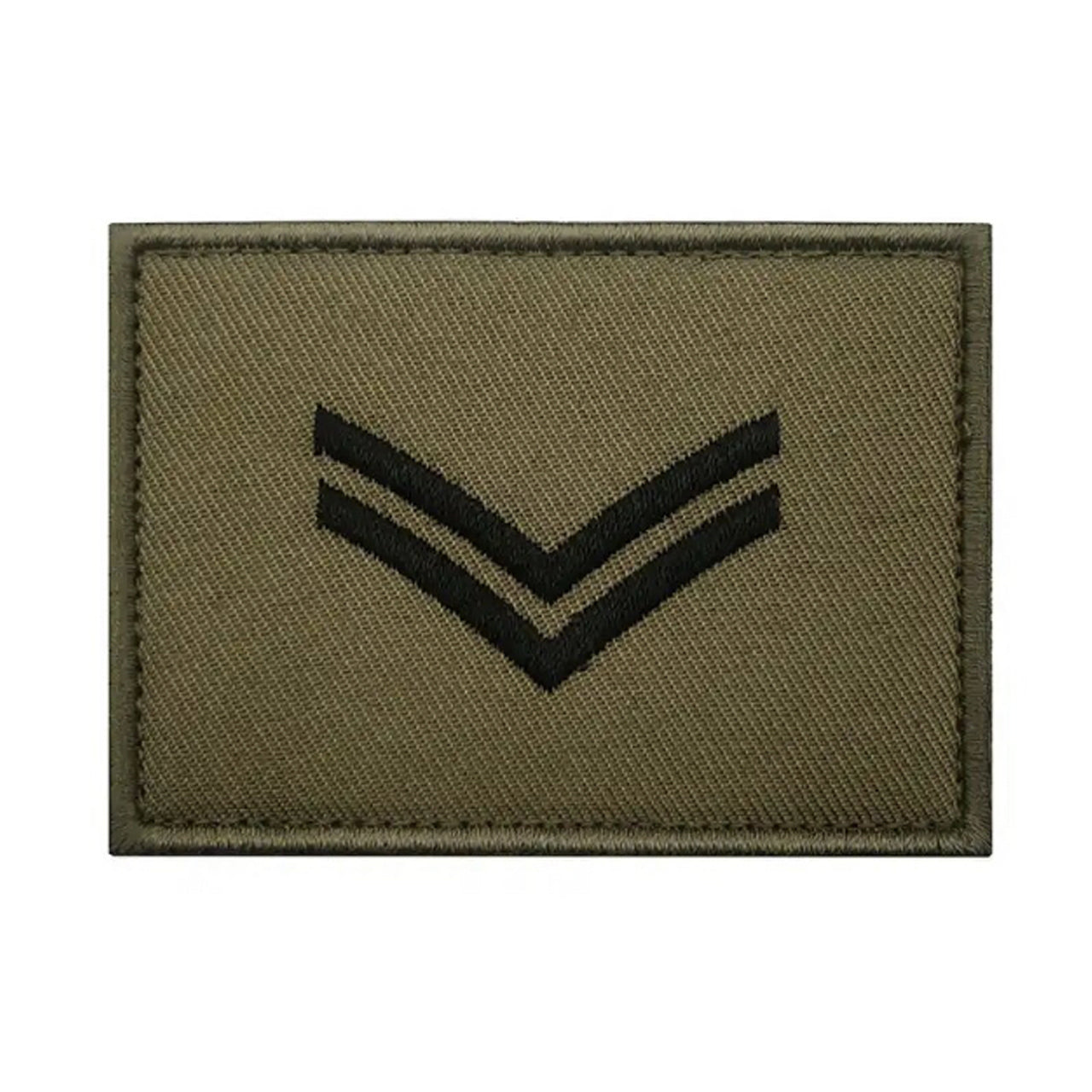 Corporal Embroidery Velcro Backed Morale Patch Khaki – Morale Patches ...