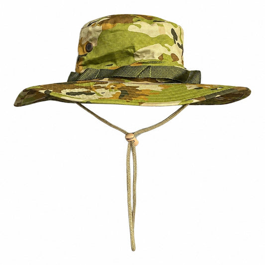 Master any terrain with the Cadet Boonie Hat AMCU—engineered for those who demand serious performance. Built from 100% breathable cotton canvas with a reinforced double-layer brim, this hat delivers uncompromising durability whether you're on field exercises, camping, hiking, or tackling everyday outdoor challenges. www.moralepatches.com.au