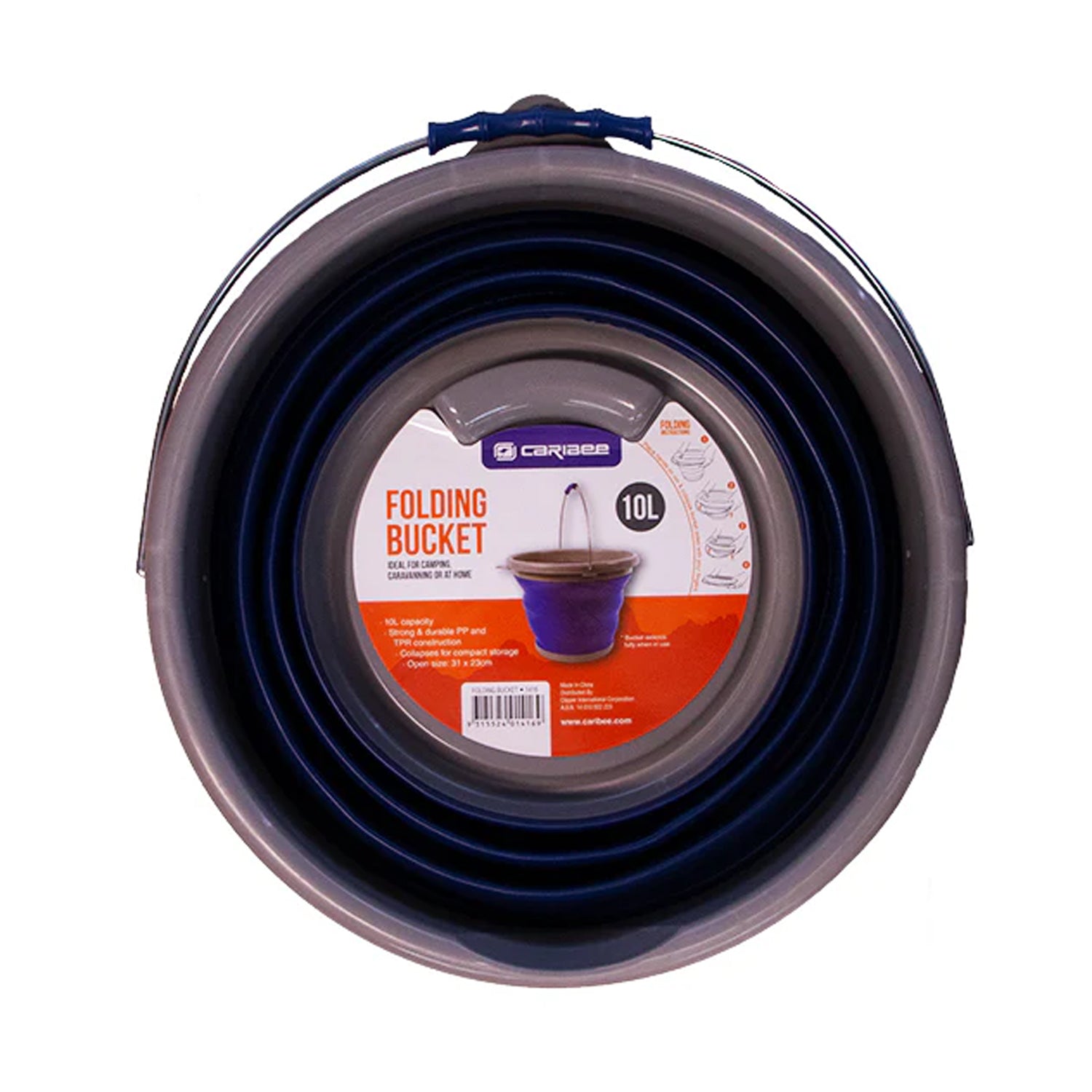 The 10L Folding Camp Bucket is perfect for camping, caravanning, or any outdoor trip where storage space is limited. Made from strong and durable PP and TPR materials, this bucket easily collapses for compact storage. Featuring a swivel handle and convenient pouring lip, it’s designed for effortless carrying and pouring - making it an essential addition to your travel gear. www.moralepatches.com.au