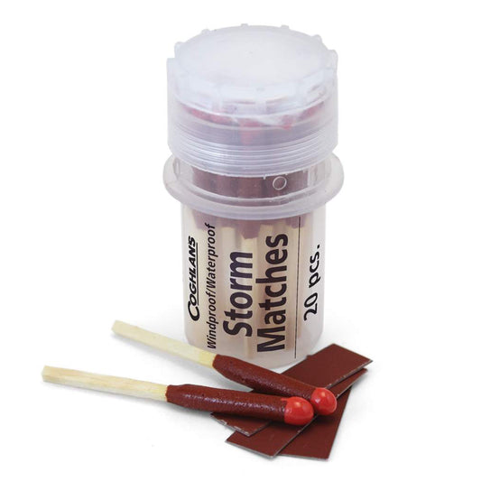 These waterproof and windproof matches burn in heavy rain and even while wet! The matches are developed specifically for the UK Ministry of Defence and are NATO approved. www.moralepatches.com.au