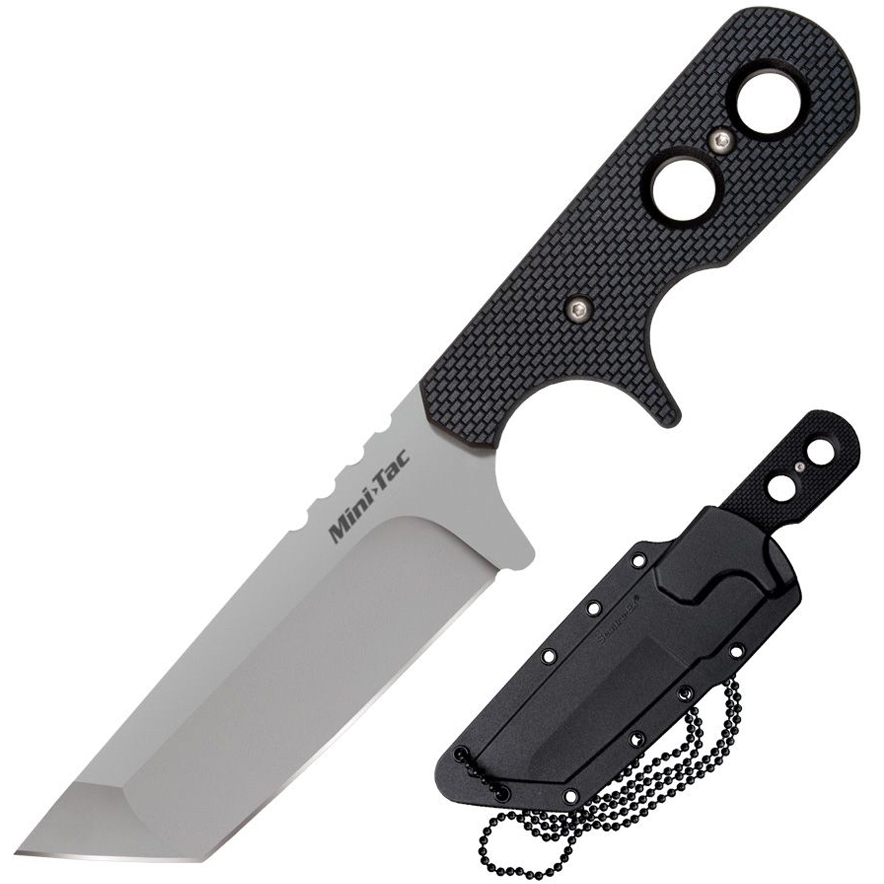Cold Steel’s Mini Tac Neck Knives are so slim and lightweight they can be comfortably worn practically 24 hours a day! With their rugged Secure Ex sheaths, specially designed to snugly retain the knife while allowing a speedy draw, they can perform as a handy utility or camp blade, every day carry knife or rescue tool. www.moralepatches.com.au