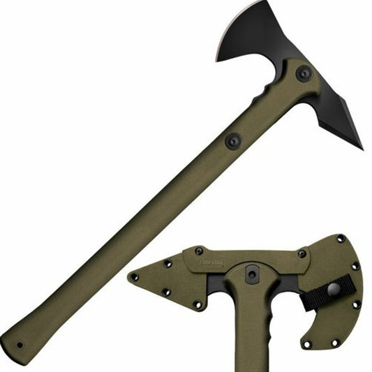 The Cold Steel Trench Hawk features a sharp cutting edge and wedge-style spike, offering numerous tactical “options” for our nation’s modern warriors. www.moralepatches.com.au