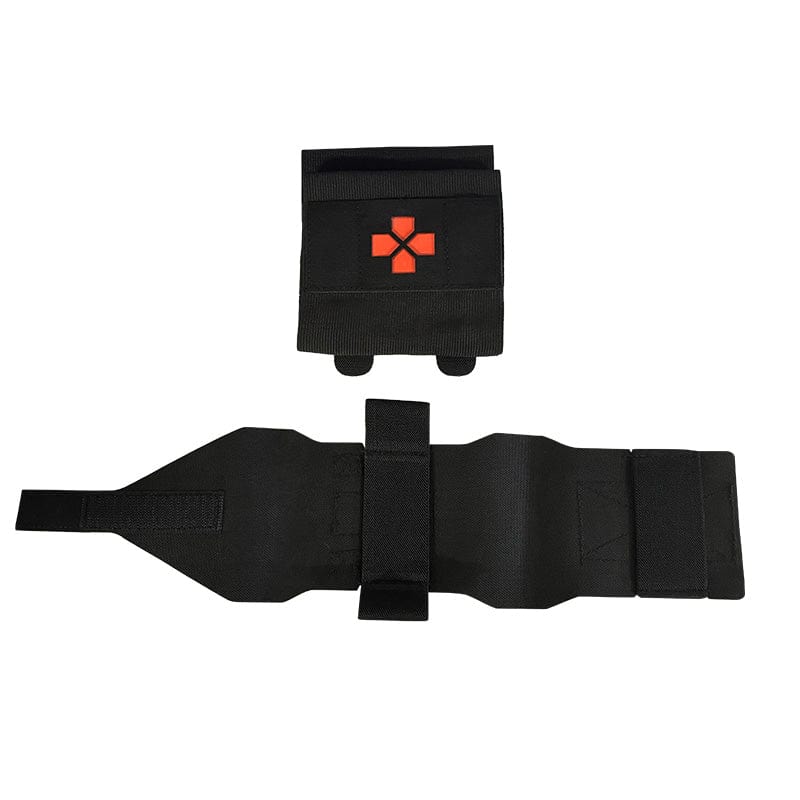 The Compact Enforcers IFAK Pouch Black is a sleek, compact, and adaptable pouch designed to securely hold your essential job-specific first aid supplies. www.moralepatches.com.au