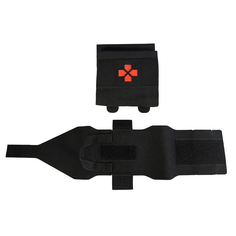 The Compact Enforcers IFAK Pouch Black is a sleek, compact, and adaptable pouch designed to securely hold your essential job-specific first aid supplies. www.moralepatches.com.au