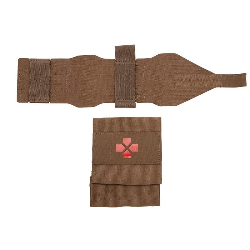 The Compact Enforcers IFAK Pouch Black is a sleek, compact, and adaptable pouch designed to securely hold your essential job-specific first aid supplies. Its slim profile fits comfortably on a belt or can be neatly stashed on a chest rig with limited space. This pouch keeps only the critical medical items close at hand, making it an indispensable part of your gear. www.moralepatches.com.au