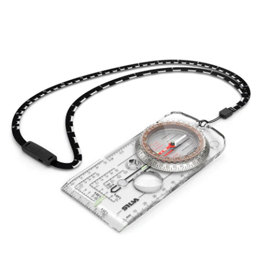 The Compass 3E has a durable design to withstand challenging weather conditions. The compass features a liquid-filled compass housing with a sapphire jewel bearing and a high-quality steel needle for precise navigation. It has a magnifying lens and luminous markings that enable night navigation. With graduations in mils and degrees (6400/360), Romer scales for positioning and a distance lanyard the Compass 3E is a reliable navigation tool for your adventures. www.moralepatches.com.au