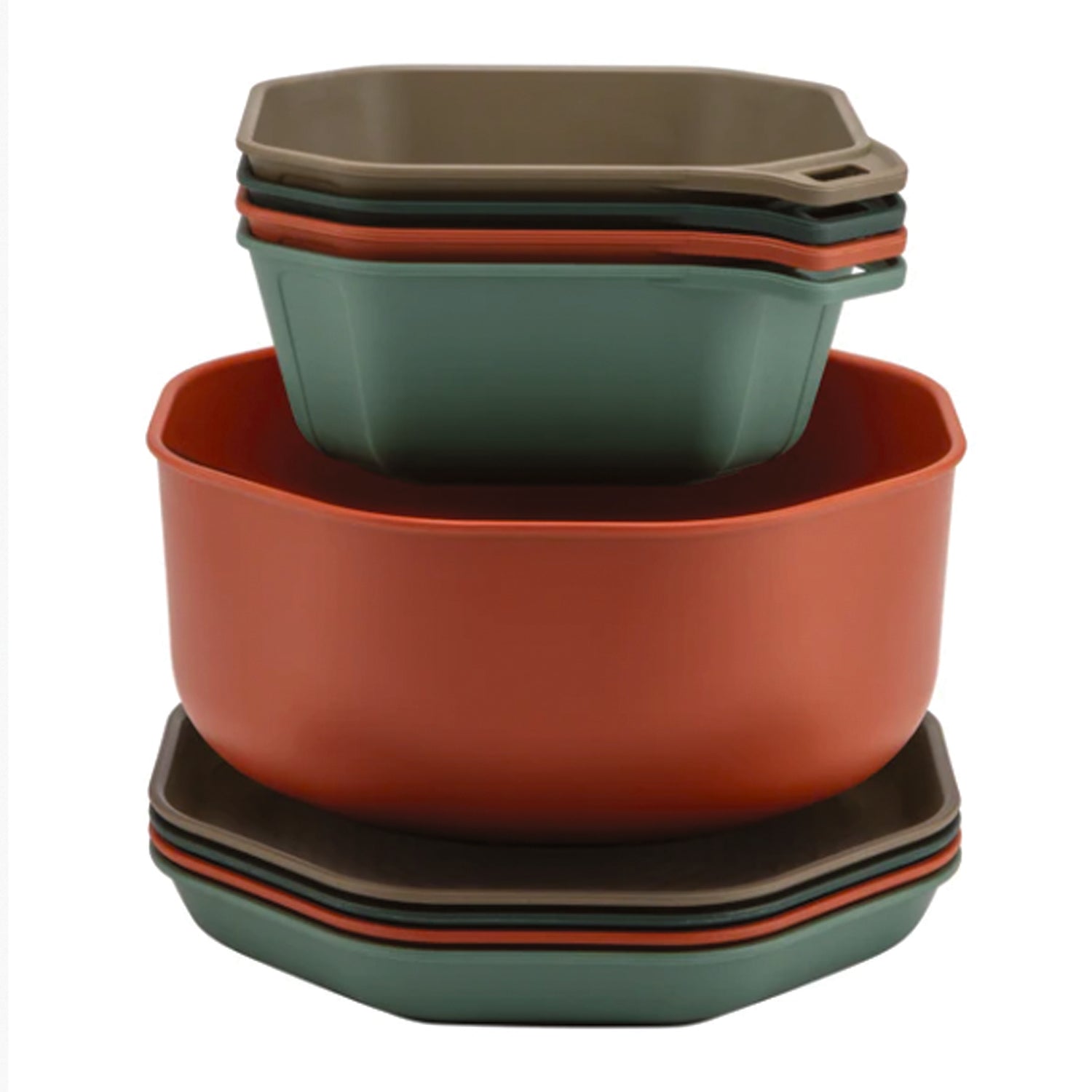 Just because you’re camping doesn’t mean you can’t set the table. This 9-piece camping dish set perfectly nests together, so whether you’re out car camping or at a picnic, you can bring your table essentials, and pack them up nicely when you’re finished. www.moralepatches.com.au