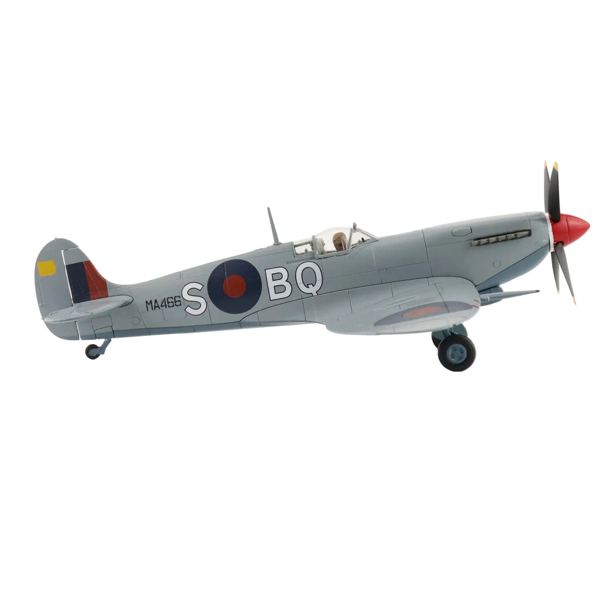 The Mk. IX replaced the Mk. V in June 1942 and on September 12, 1942 a Mk. IX brought down a Ju-86R flying at 43,000 feet. Another major achievement of the Mk. IX took place on October 5, 1944 when 401 Squadron became the first allied aircraft to shoot down an Me-262 jet. www.moralepatches.com.au