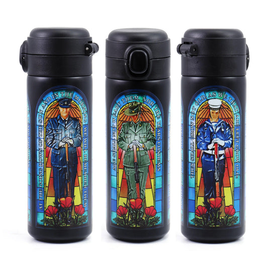 This sleek stainless steel travel mug is designed for ultimate convenience, fitting easily into your cup holder. Its stainless-steel interior resists odours, while the press-button release, and flip-top cap ensure easy access. www.moralepatches.com.au