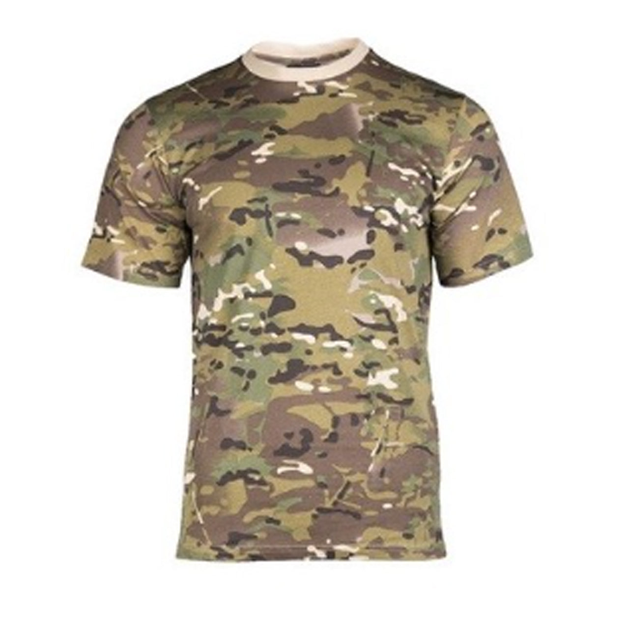 100% cotton crew neck t-shirt in Multicam!  These lightweight 100% cotton t-shirts are great both around town or out in the bush.  Made from a natural fibre, they do not retain odors as readily as synthetic materials and are breathable. Great for wearing under shirts or on their own!      100% cotton     Crew neck      Warm machine wash www.moralepatches.com.au