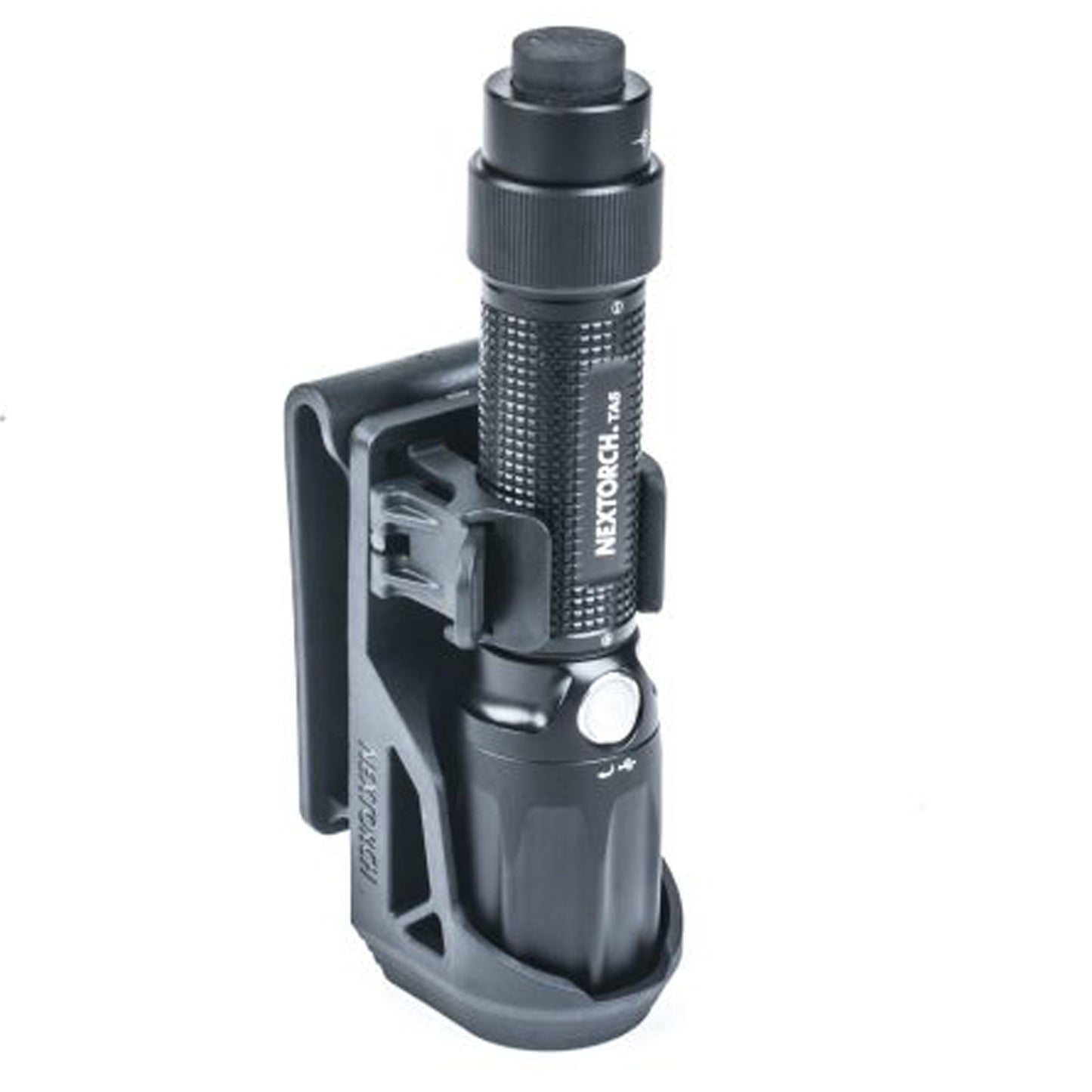 Simple to use, robust and as individual as you are. This holster adapts to you, not the other way round!
An ingenious mechanism allows the torch holder u to rotate 360° and lock in 16 positions. So you can illuminate everything in front of you and have both hands free. www.moralepatches.com.au