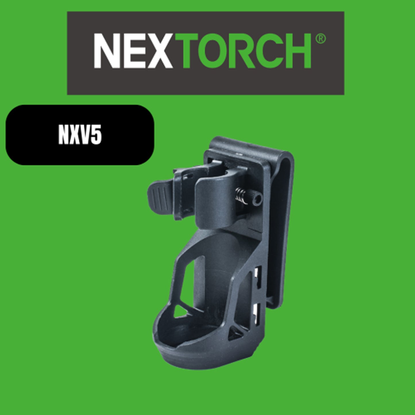 Simple to use, robust and as individual as you are. This holster adapts to you, not the other way round!
An ingenious mechanism allows the torch holder u to rotate 360° and lock in 16 positions. So you can illuminate everything in front of you and have both hands free. www.moralepatches.com.au