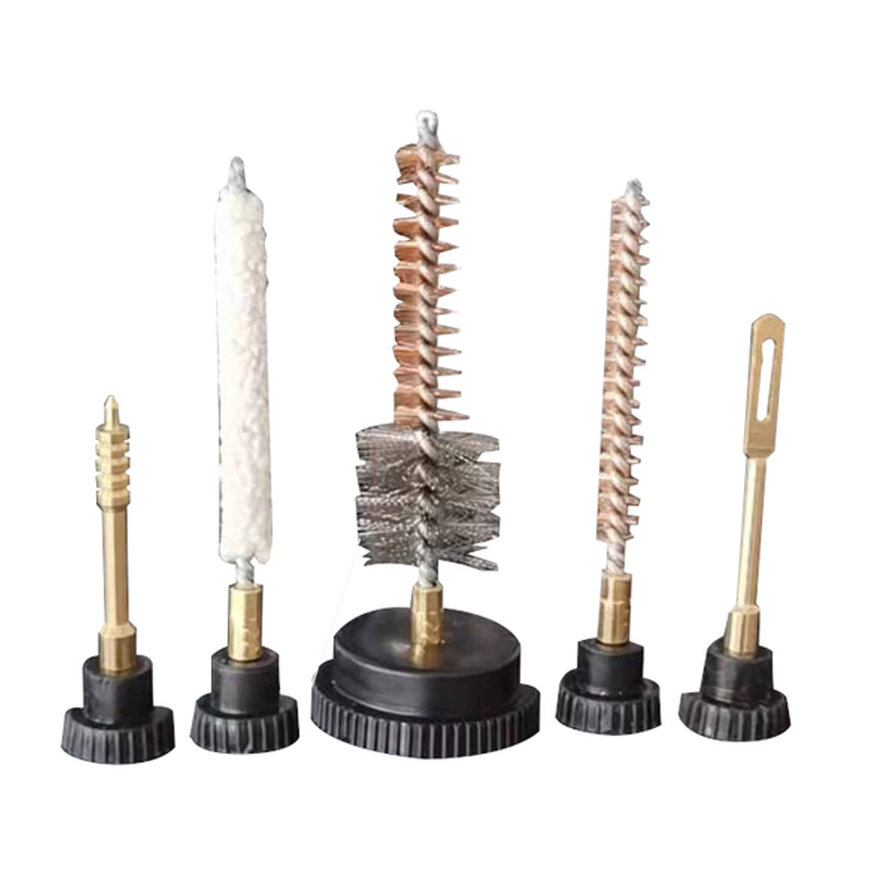 The Dingo Gear .22 calibre Rifle 5 piece Brush Set has the brushes you need. Each brush comes in its own plastic cylinder for safe and clean storage. www.moralepatches.com.au