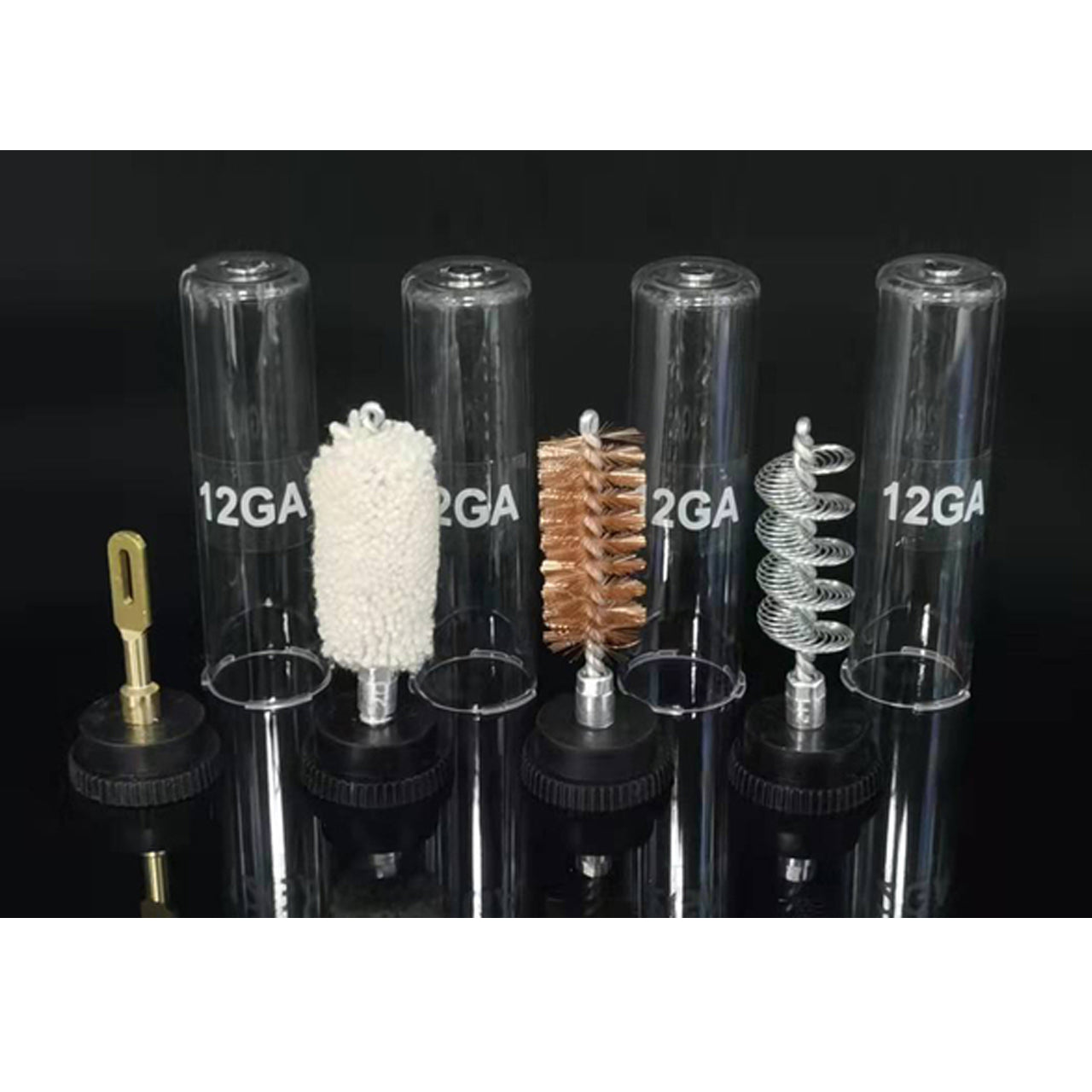 The Dingo Gear Shotgun 12 Guage 4 piece Brush Set has the brushes you need. Each brush comes in its own plastic cylinder for safe and clean storage. www.moralepatches.com.au