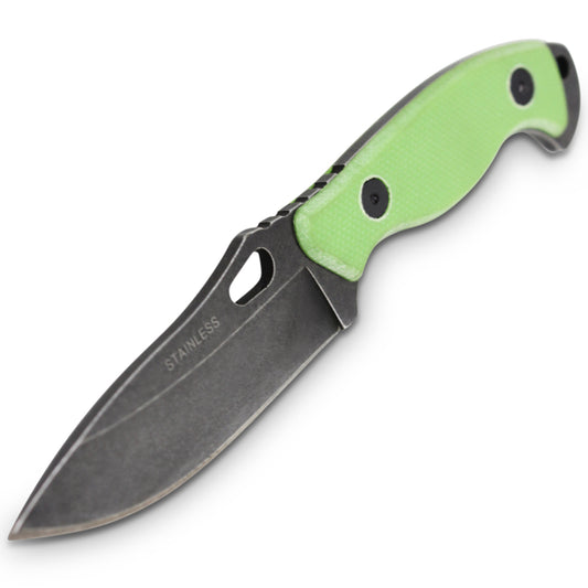 This Drop Point Neck Knife comes with a plastic sheath on a ball chain necklace and is designed to be worn around the neck and act as an emergency knife should you become separated from your main knife in a survival situation. www.moralepatches.com.au