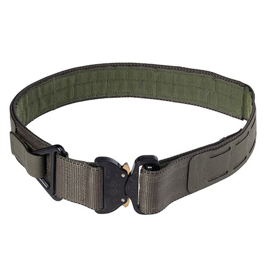 Discover ultimate stability with the ECS BELT. Constructed from double layer 38mm TY13 Resin coated webbing, this belt features AUSTRI ALPIN COBRA Buckle and AL-44 V Ring attachment point to keep you secure. www.moralepatches.com.au