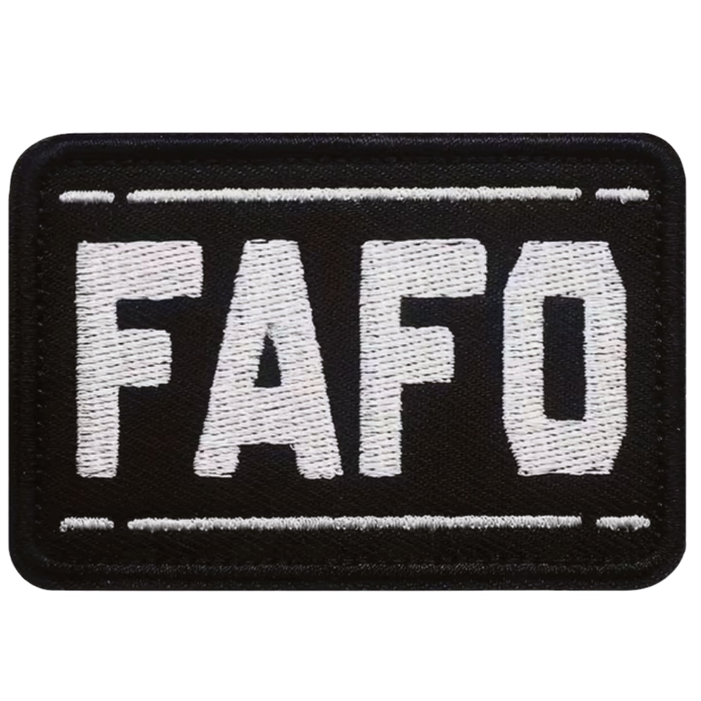 FAFO Morale Patch Velcro Backed, measuring 8x5.5cm, is a striking and durable addition to personalize your gear with style and toughness. Crafted with high-quality embroidery, this patch features a versatile pattern that blends seamlessly with various tactical and outdoor equipment. www.moralepatches.com.au