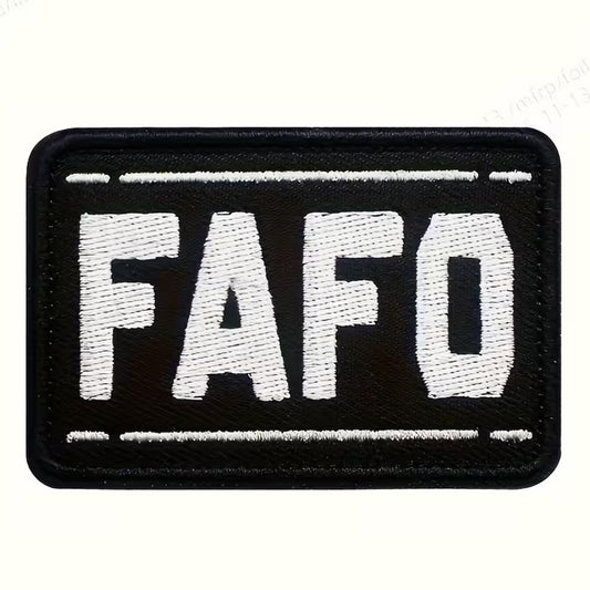 Unleash your creativity with the FAFO Embroidery Patch Plain Backed Sew On&nbsp;! Measuring 8x5.5cm and featuring a beautifully embroidered design ready to sew onto your gear, this patch is a must-have for any collector. www.moralepatches.com.au