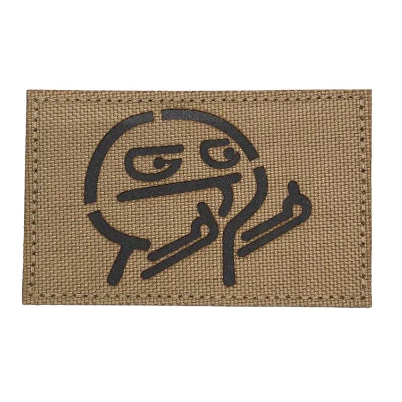 The Fingers Laser Cut Tan Patch Hook & Loop www.moralepatches.com.au