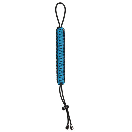 The Fifty Fifty Paracord Bottle Handle in Crater Blue is designed to enhance the portability of your favorite Fifty Fifty Bottle by providing a secure and comfortable grip.  www.moralepatches.com.au