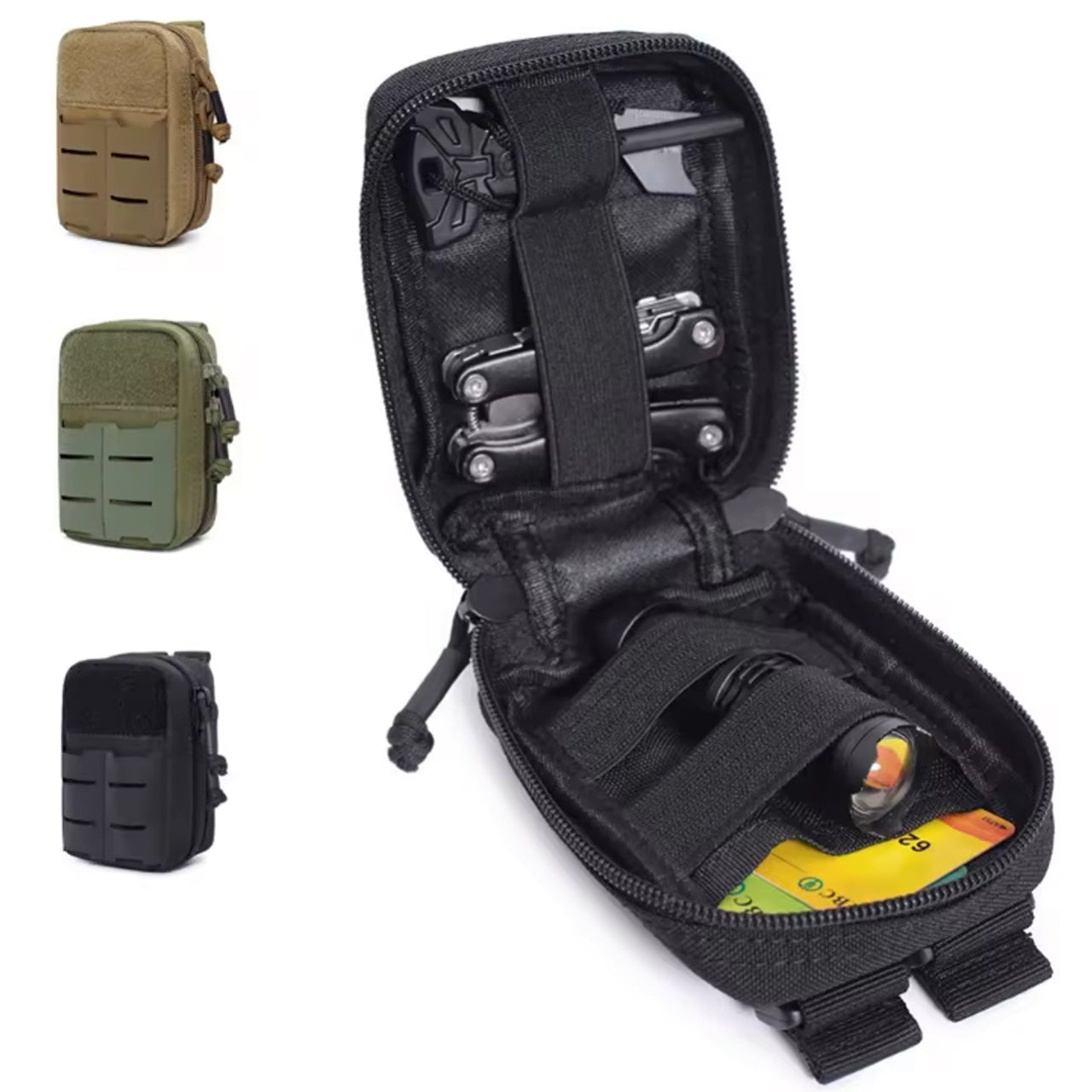 The First Aid Pouch Small EDC Carry is a convenient way for cadets and defence to carry your medical supplies out in the field.&nbsp; Keeping all your essentials in the one spot with the option of adding a tourniquet holder to the front, everything will be at your fingertips. MOLLE attachable to your belt, webbing or pack. www.moralepatches.com.au where cadets shop