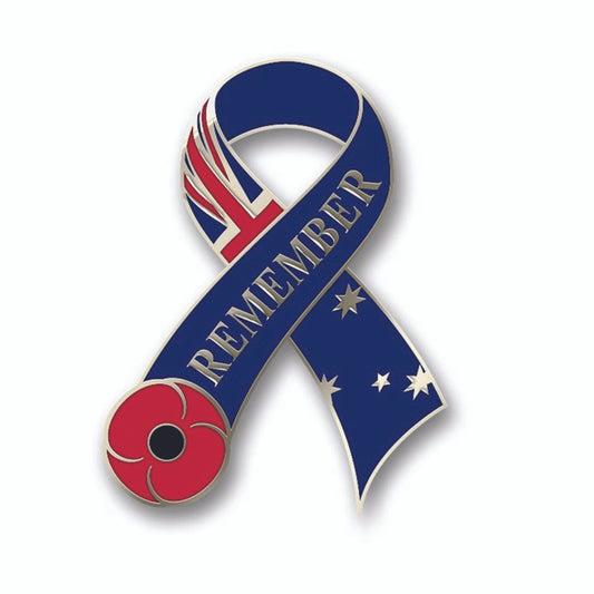 The vibrant Flag and Poppy Ribbon Badge is a beautiful commemoration of Australian service men and women. This badge is a fantastic addition to any lapel or collection, bringing a pop of colour and a sense of pride. www.moralepatches.com.au