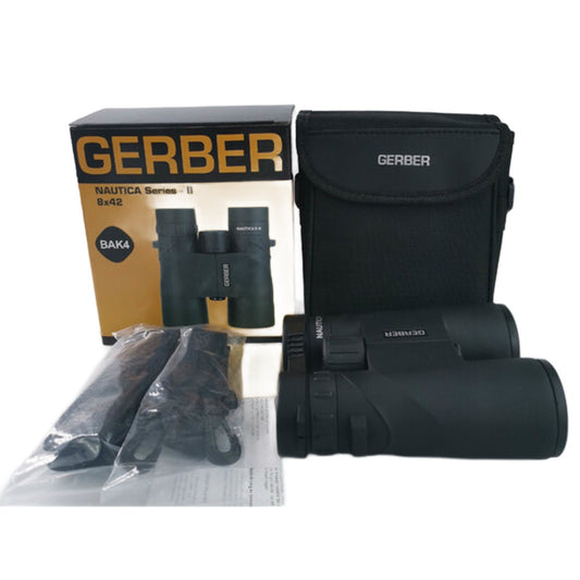 The Gerber 8x42 Waterproof Binoculars are ideal for out on the water. With 42mm objective lens, in low light conditions such as dawn and dusk, image brightness remains stable. www.moralepatches.com.au