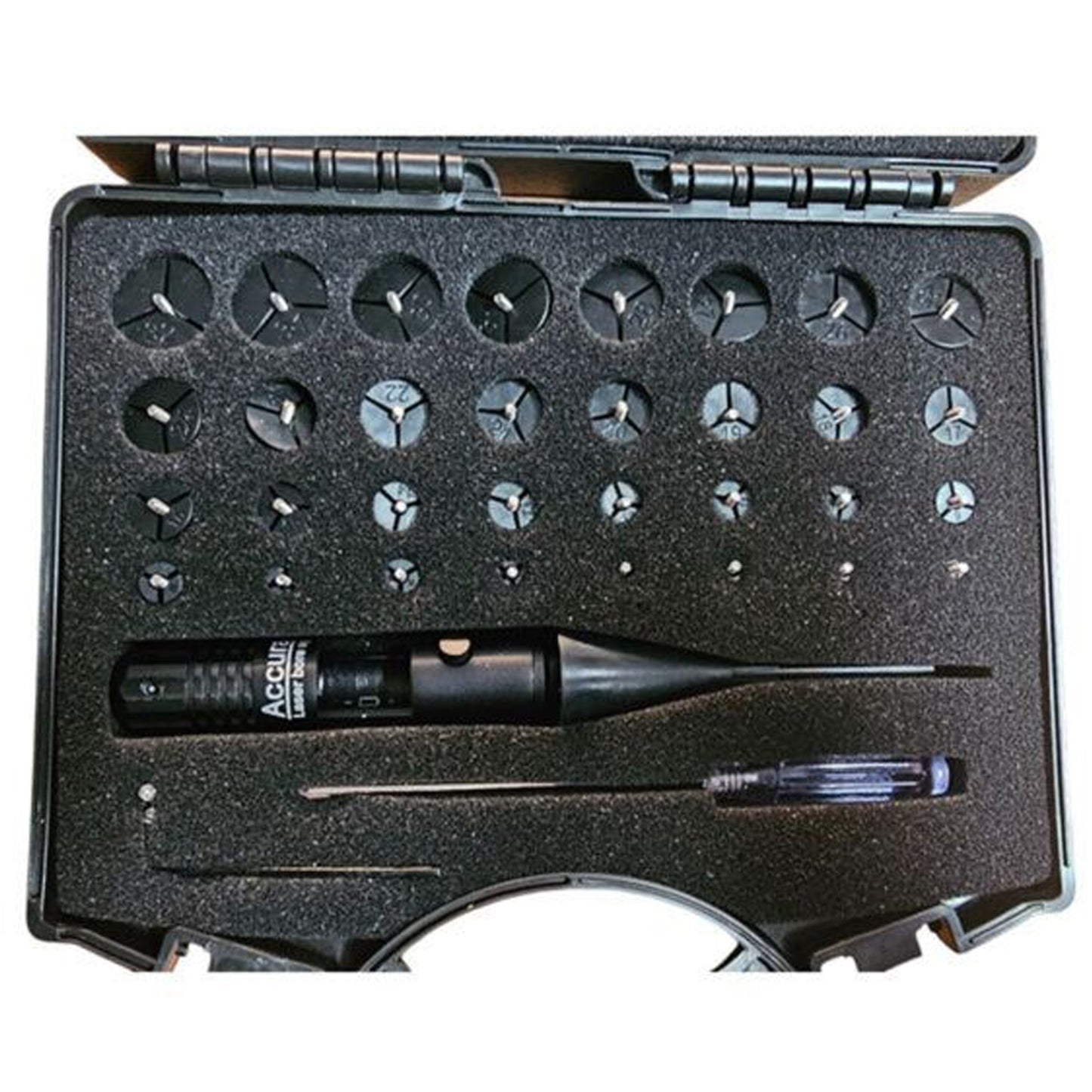 The GERBER Red Laser Bore Sighter delivers rapid, ultra-precise alignment for any .22 to .50-caliber handgun or rifle. By projecting a bright red laser from the barrel’s centre axis, you can set your sights or scope without firing a single round, saving time and ammo. www.moralepatches.com.au