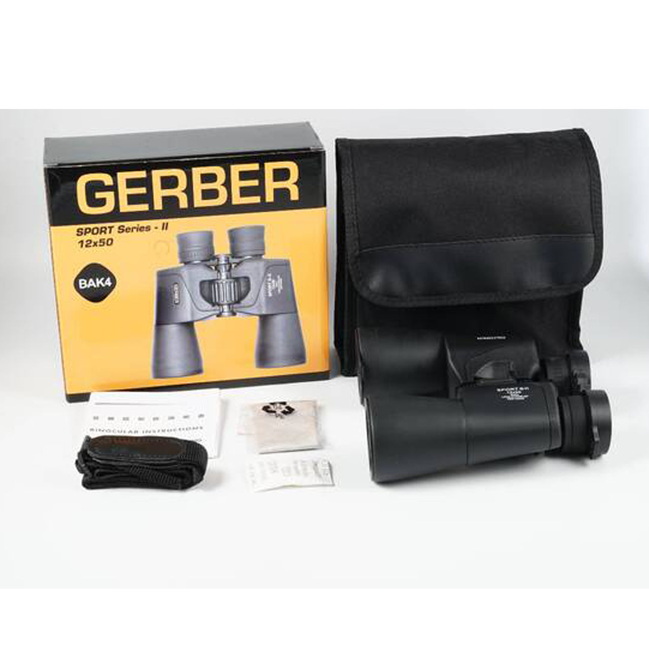 The&nbsp;<strong>Gerber Sport 12x50 binoculars</strong>&nbsp;are one of the finest binoculars anywhere and are&nbsp;ideal for bird,&nbsp;whale watching or plane spotting. Clarity and sharpness you could reach out and touch. The Gerber 12 x 50 Binoculars have fully multi coated optics, twist-down rubber eye cups, tripod adaptable. www.moralepatches.com.au