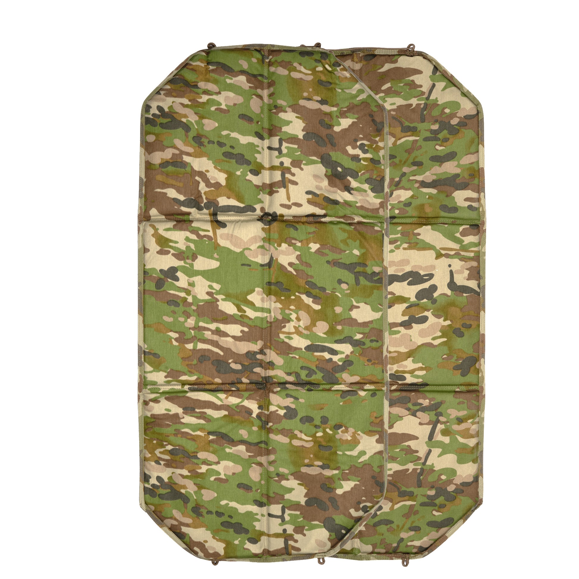 With six internal ground insulating foam panels, the Gonk Mat is a 3/4 length reversible sleeping mat that is designed to be a simplistic alternative to bulkier self inflating variants. It can be folded and placed in an ALICE frame or rolled up and strapped to your pack with ease. Some have even been seen stitching the mat to the bottom of their packs for a quick "roll up, strap and go" setup. www.moralepatches.com.au