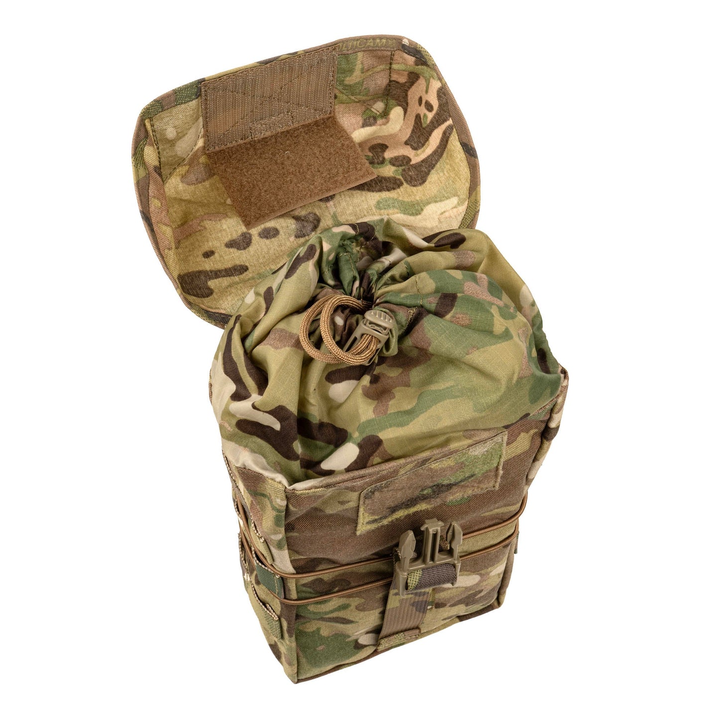Sized to carry a full ration pack, 2-litre water bottle, or essential sustainment and cold weather items, the GP RATS 2L mounts securely to any PALS-compatible platform. It integrates particularly well with packs, providing clean, accessible external storage for equipment that needs to be reached quickly. www.moralepatches.com.au