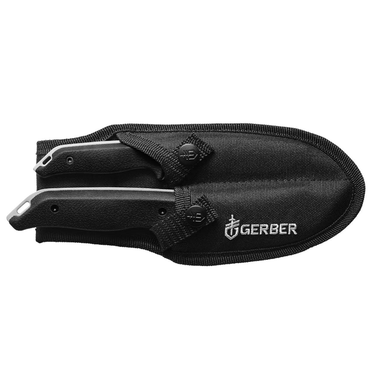 This cleaning kit offers thorough and efficient field dressing, as well as cutting and quartering an animal. The two knife kit has two full tang blades, the larger with a gut hook feature. Both have a moulded rubber handle for comfort and can be sheathed together. www.moralepatches.com.au