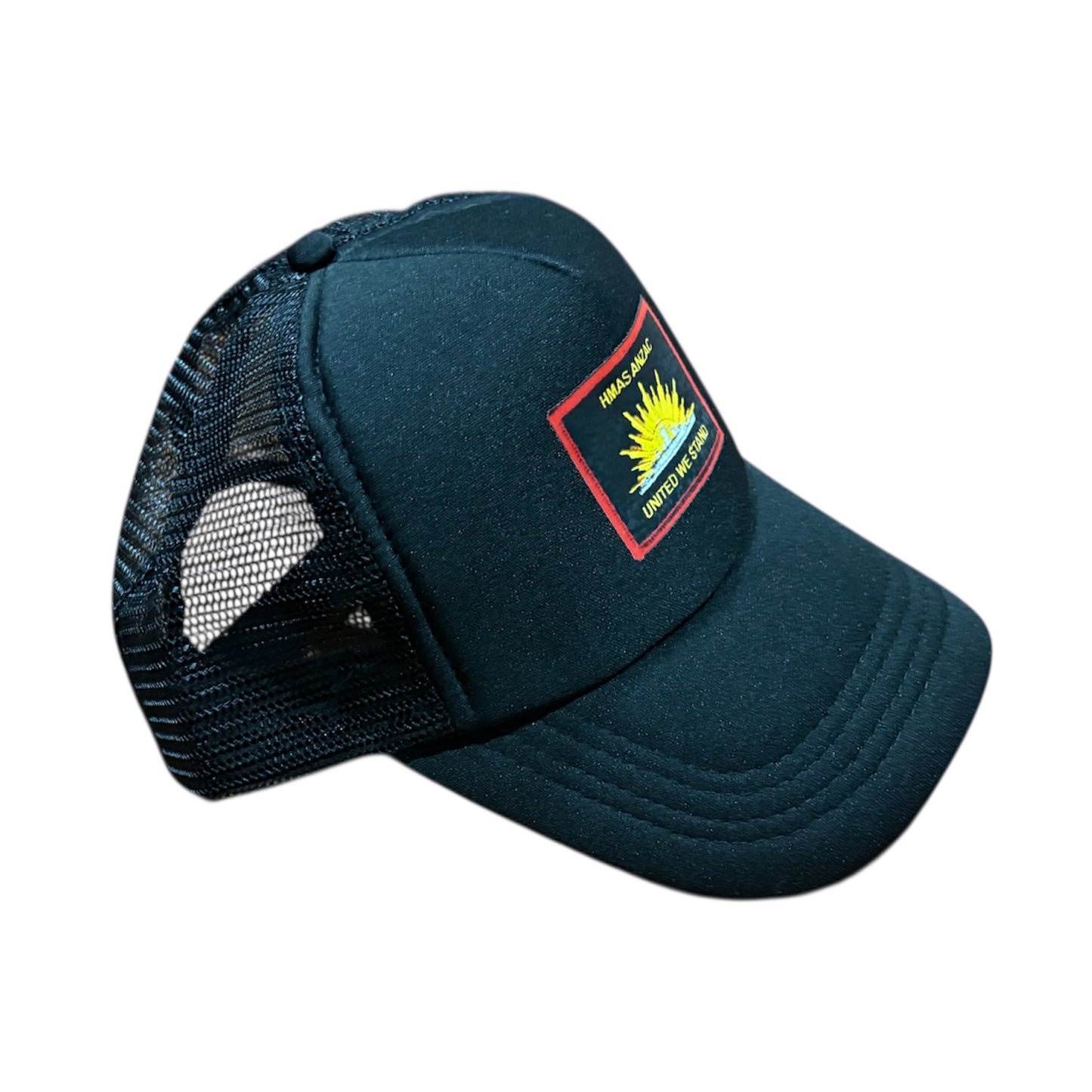 Iconic naval heritage meets everyday style with the HMAS Anzac Truckers Cap. This rugged headwear celebrates Australia's maritime legacy while delivering the comfort and durability you need for work, travel, or casual wear. Built tough for the Australian climate, it's the perfect accessory for those who value both history and practicality. Wear your pride in the Navy's finest. www.moralepatches.com.au