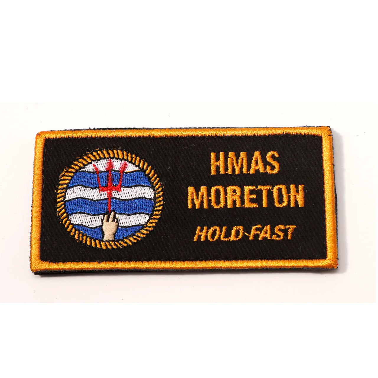 Fuel your love for the Navy with the HMAS Moreton DPNU Patch. This unique patch is a highly coveted symbol of pride and exclusivity, meticulously crafted from top-quality woven material for unbeatable durability. www.moralepatches.com.au
