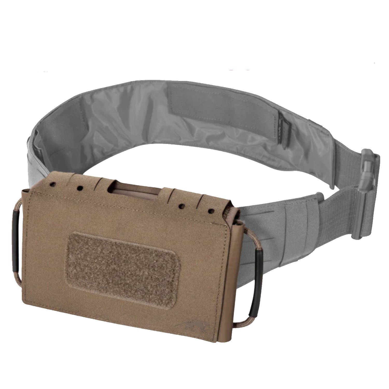 Small, flat IFAK pouch for mounting on MOLLE surfaces or on the belt. The fold-out first aid panel, which can be individually equipped, can be pulled out on both sides. www.moralepatches.com.au