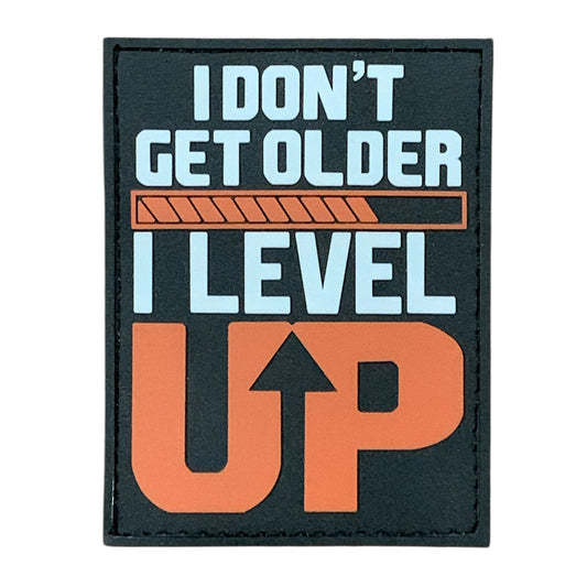 Unleash your creativity with the I Level Up PVC Morale Patch Velcro Backed! Measuring 6x8cm and featuring a beautifully moulded design and secure hook backing, this patch is a must-have for any collector. www.moralepatches.com.au