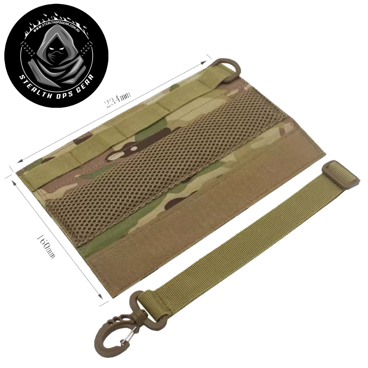 The Stealth Ops Gear Hearing Protection Comforter is a must-have for any tactical gear collection. Its innovative modular design allows for easy attachment and detachment of components, giving you the freedom to create a personalized and efficient setup. Take your gear to the next level with Stealth Ops Gear! www.moralepatches.com.au