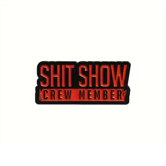 This playful and witty pin is perfect for the friend who shares your sense of humour. Showcasing the clever phrase "Show Crew Member Lapel Pin."&nbsp; An ideal gift to brighten someone's day and offer a comforting virtual hug. www.moralepatches.com.au