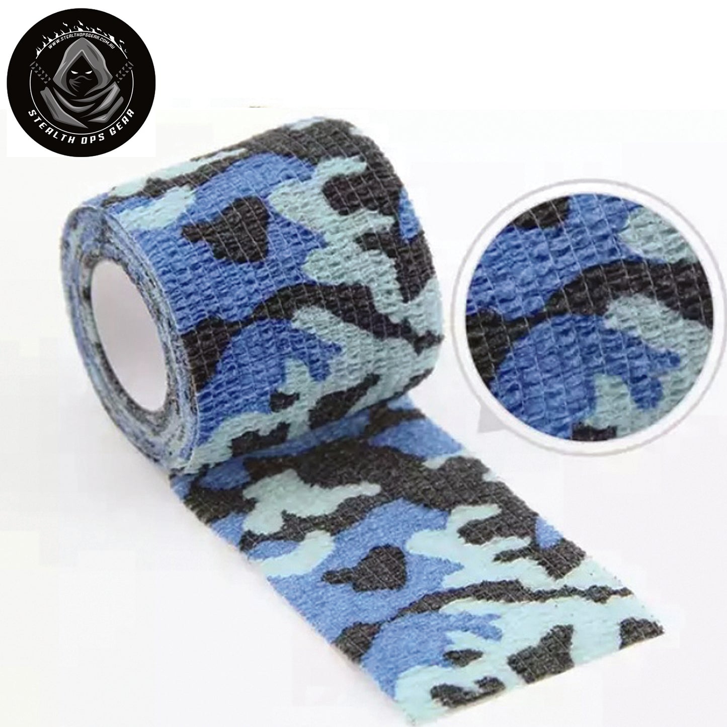 Self Cling Camo Wrap Tape 5cm x 4.5m by Stealth Ops Gear