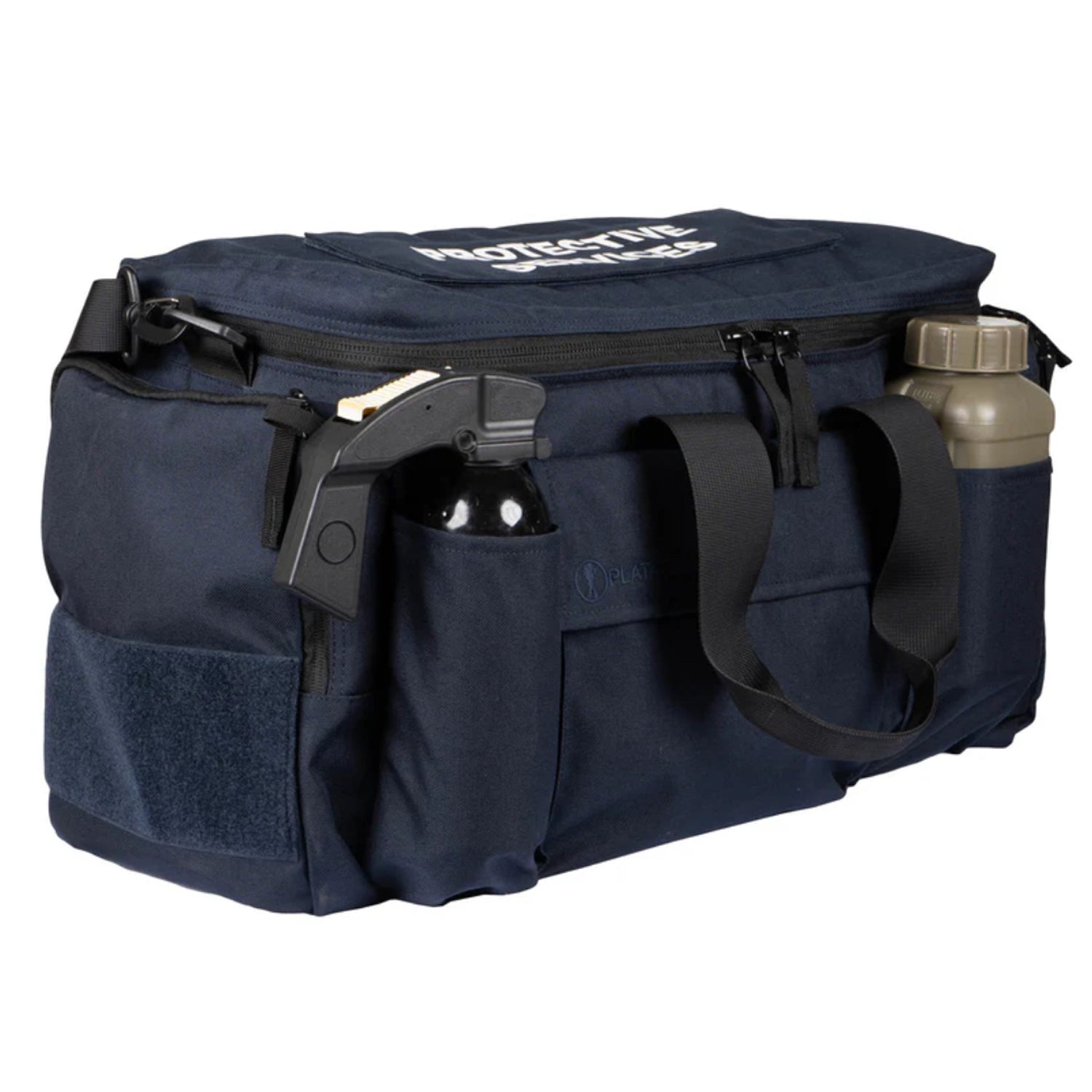 The updated Platatac Police Duty Bag (LE Duty Bag) has been redesigned to better suit the dynamic requirements of the modern officer. With faster access to all areas of the bag, including a large front flip pocket, water bottle pocket, Mk9 Foam pocket, and interior lid pockets that can be accessed in both directions or when the lid is fully opened. www.moralepatches.com.au